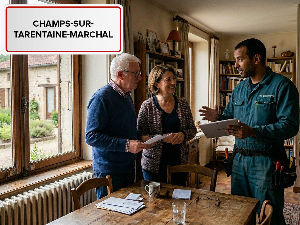 Installation de pompe à chaleur à Champs-sur-Tarentaine-Marchal (15270) dans le Cantal