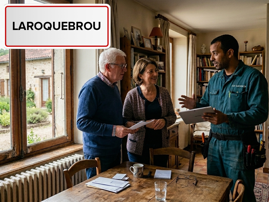 Installation de pompe à chaleur à Laroquebrou (15150) dans le Cantal